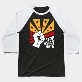 Crimes asian community supporter Stop Asian Hate Baseball T-Shirt